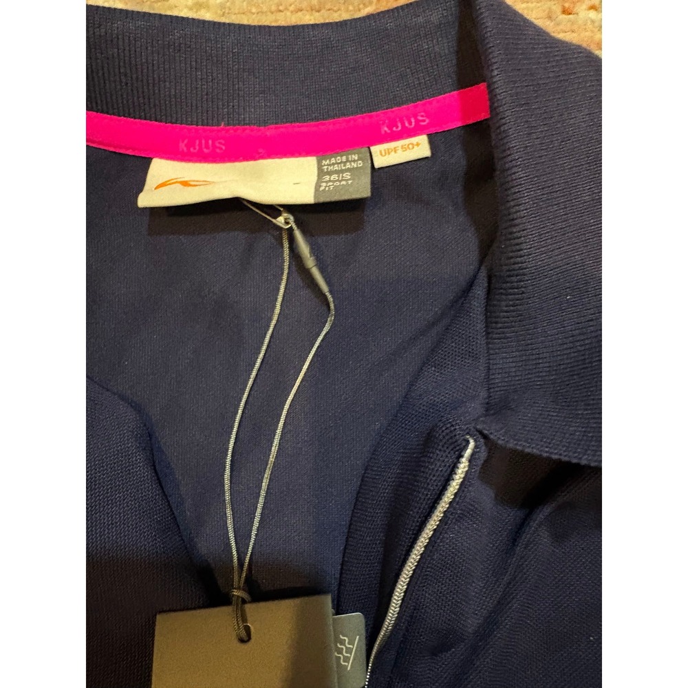 KJUS Women Mara Golf Dress Atlanta Blue Pink LG22-L05 Size 36 S UPF 50+ Pique - Picture 8 of 9